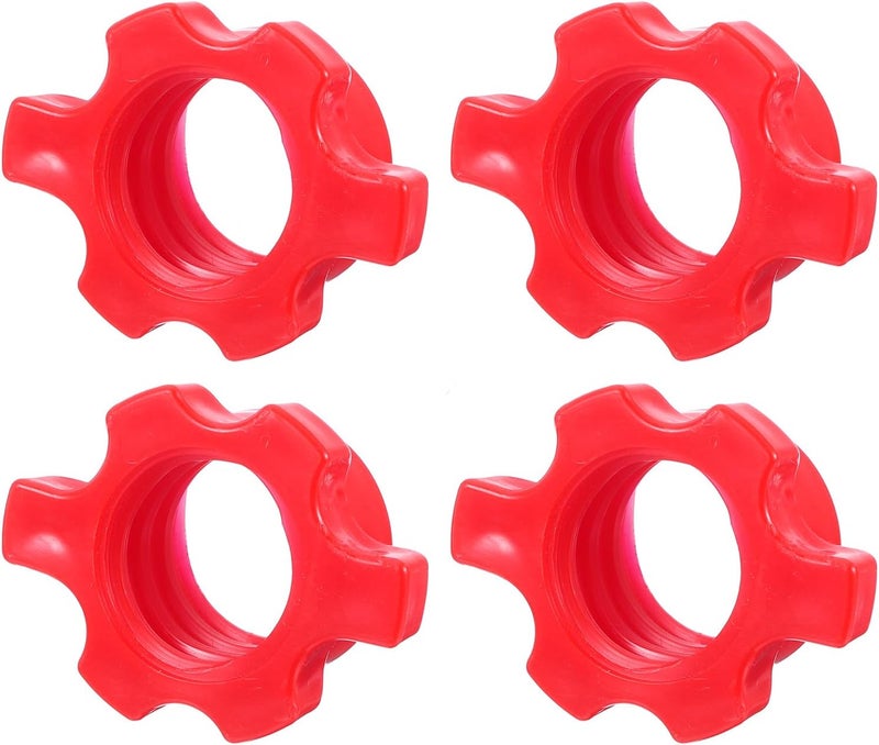 uxcell Dumbbell Bar Nut Barbell Screw, Spin-Lock Collars Screw Hex Fixing Nuts for Weight Training Fitness Exercise - Image 1